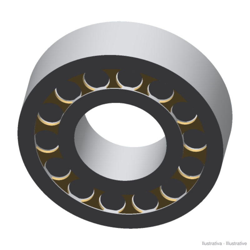 Rolamento dianteiro Kawasaki 2902410-0526 para K3VLS105