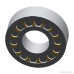 Rolamento dianteiro Kawasaki 2902410-0526 para K3VLS105