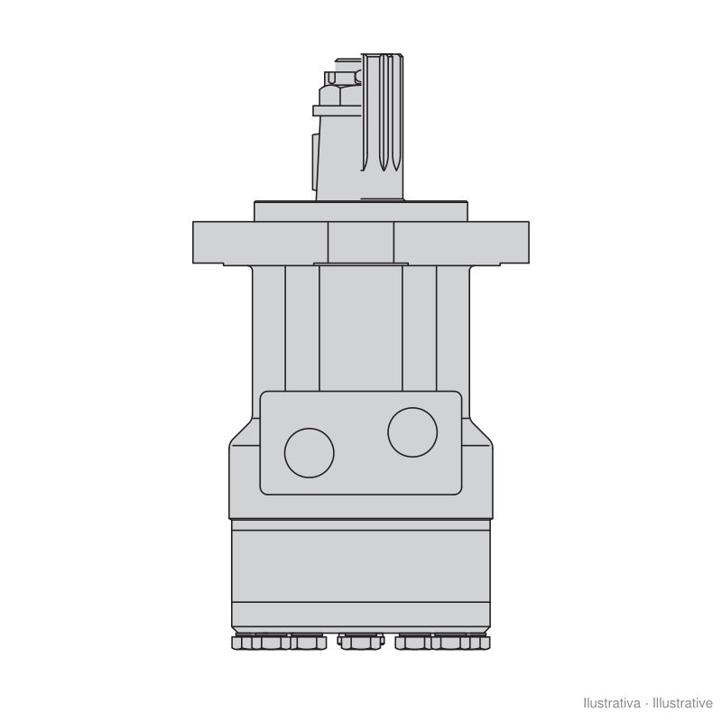 Moteur orbital M+S RL-80-C