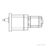 Pompa doppia a ingranaggi D38V20-2804F2C4GD, 20 + 4 cm³/giro