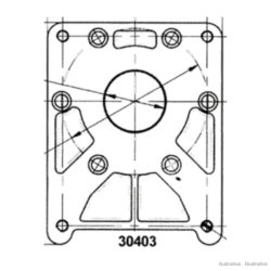 Borelli-Flansch für Kupplung IM2, Gruppe 4 (30403)