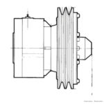Elektromagnetische Kupplung 30 kgm für Keilriemen Typ B, 12 V DC (30940/SF)