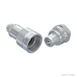 Innesto rapido femmina a vite DNP PVS 3/8" (ISO 14540, filettatura NPT maschio)