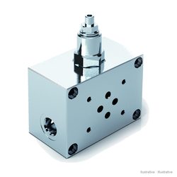 CETOP-Anschlussplatte mit Druckbegrenzungsventil Marchesini BS030 / BS050