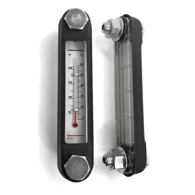 Livello olio con termometro 127 mm FL2