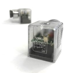 Connettore raddrizzatore DIN 43650 con LED