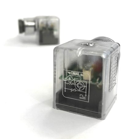 Gleichrichterstecker DIN 43650 mit LED