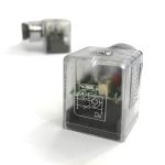 Connettore raddrizzatore DIN 43650 con LED