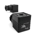 Gleichrichterstecker DIN 43650 schwarz