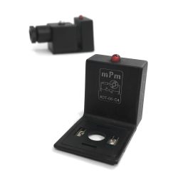 LED-Sockel für Gerätestecker DIN 43650